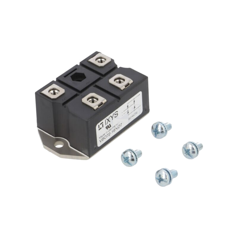Punte redresoare: monofazat; Urmax: 1,6kV; If: 70A; Ifsm: 750A