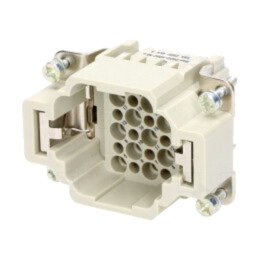 Conector: HDC; inserturi de contact; tată; 10A; 250V; Han® HMC