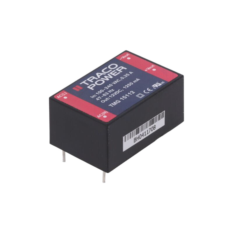 Convertor: AC/DC; 15W; Uintr: 90÷264VAC,120÷370VDC; Uieş: 12VDC
