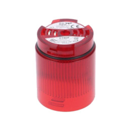 Modul: semnalizator luminos; roşie; LED; 24VDC; IP65; Ø50x69mm