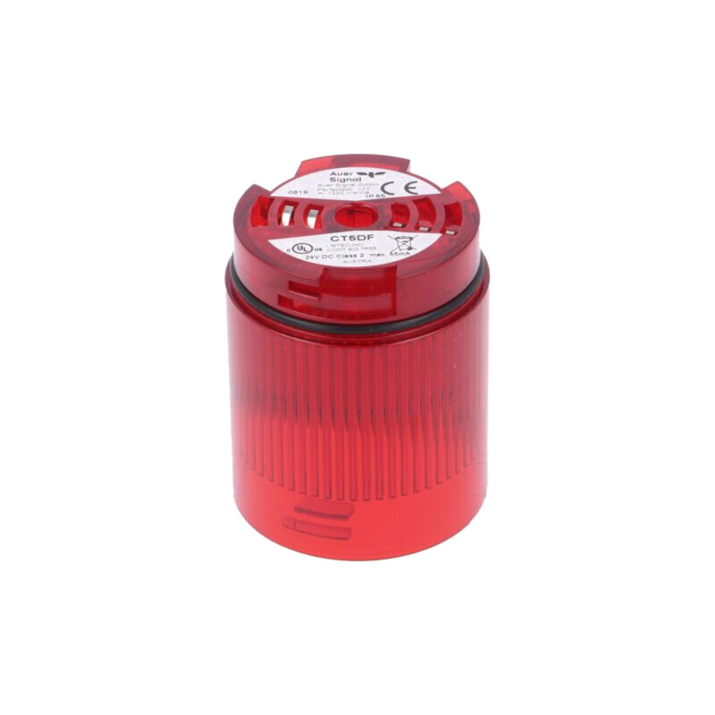 Modul: semnalizator luminos; roşie; LED; 24VDC; IP65; Ø50x69mm