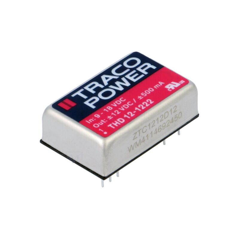 Convertor: DC/DC; 12W; Uintr: 9÷18VDC; Uieş: 12VDC; Uieş2: -12VDC Convertor: DC/DC; 12W; Uintr: 9÷18VDC; Uieş: 12VDC; Uieş2: -12VDC
