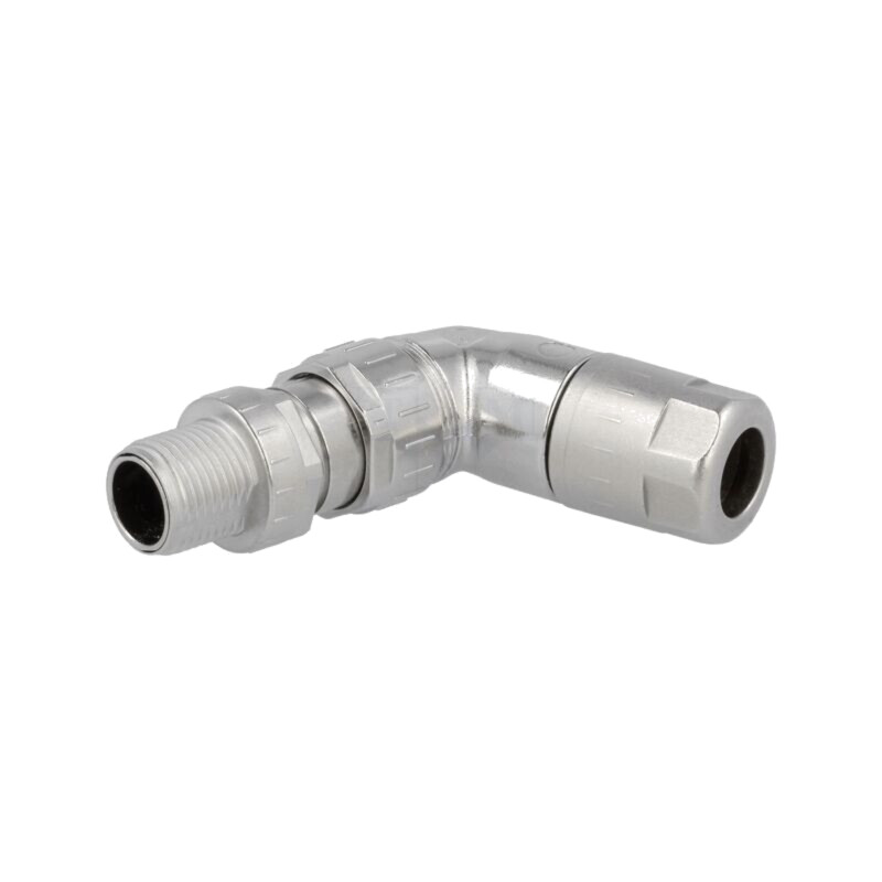 Conector: M12; mufă; PIN: 8; tată; Slim; 48V; în unghi 90°; IP65,IP67 Conector: M12; mufă; PIN: 8; tată; Slim; 48V; în unghi 90°; IP65,IP67