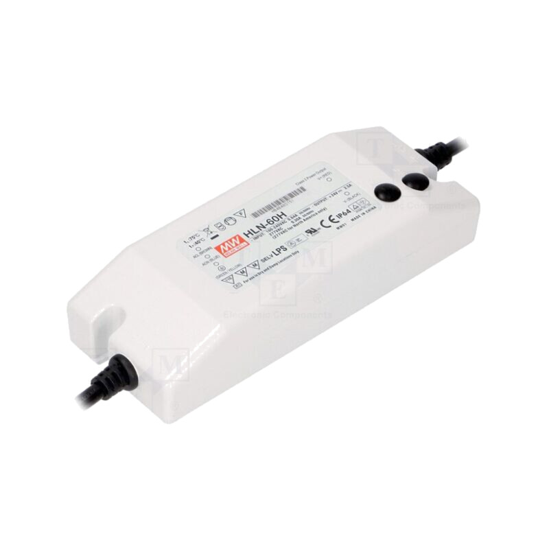 Alimentator: pulsatoriu; LED; 60W; 30VDC; 1,2÷2A; 90÷305VAC; IP64 Alimentator: pulsatoriu; LED; 60W; 30VDC; 1,2÷2A; 90÷305VAC; IP64