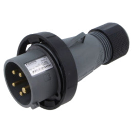 Conector: alimentare AC trifazate; IP&S; 16A; mufă; tată; PIN: 5