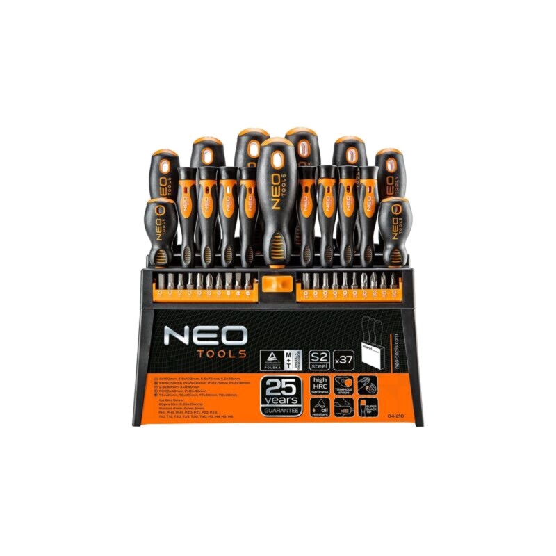 Kit: şurubelniţe; Phillips,plată,Torx®; PH00; 37buc.