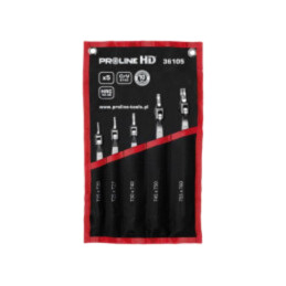 Set chei; Torx®,cu articulaţie; oţel crom-vanadium; HD; 5buc.