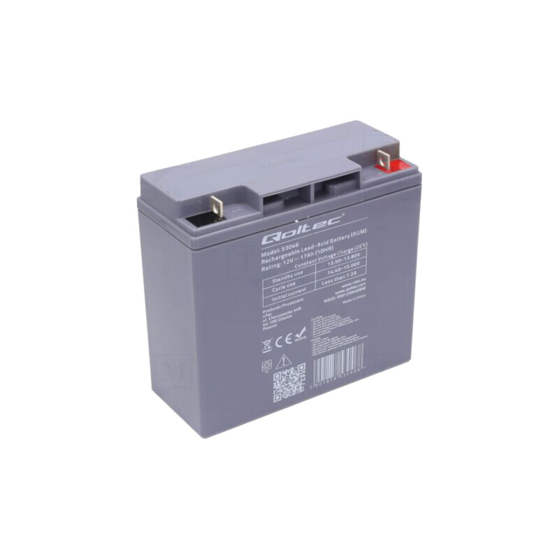 Acumul: plumb-acid; 12V; 17Ah; AGM; nu necesită întreţinere Acumul: plumb-acid; 12V; 17Ah; AGM; nu necesită întreţinere