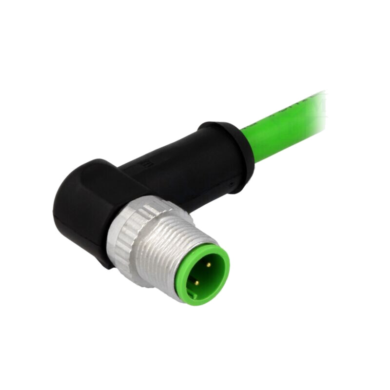 Conector: M12; mufă; tată; PIN: 4; în unghi 90°; cod D-Ethernet