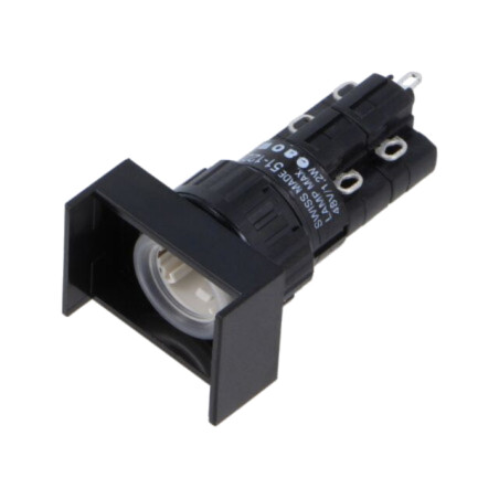 Comutator: corp; 16mm; Poz.i stab: 1; NC x2 + NO x2; 51; Poz: 2