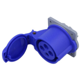 Conector: alimentare AC trifazate; soclu; mamă; 16A; 415VAC; IP&S