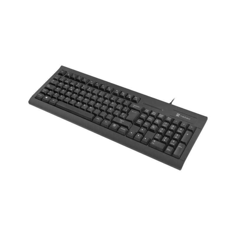 Tastatură; neagră; USB A; ES layout,cu cablu; Lung: 1,5m Tastatură; neagră; USB A; ES layout,cu cablu; Lung: 1,5m