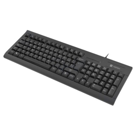Tastatură; neagră; USB A; ES layout,cu cablu; Lung: 1,5m