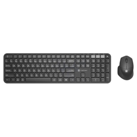 Kit de birou; neagră; universale; USB A; fără fir,US layout; 10m