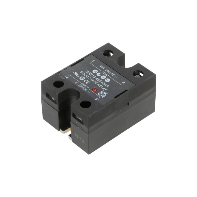 Releu: semiconductor; Ucom: 4÷32VDC; 40A; 48÷280VAC; SSR19; 1-fazat Releu: semiconductor; Ucom: 4÷32VDC; 40A; 48÷280VAC; SSR19; 1-fazat