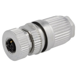 Conector: M12; mufă; PIN: 5; mamă; 63V; drept; IP67; IDC; pe cablu