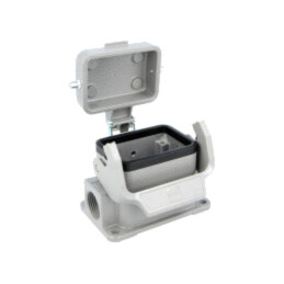 Enclosure for connectors: HDC; size 6B; Han® B; IP65; with latch