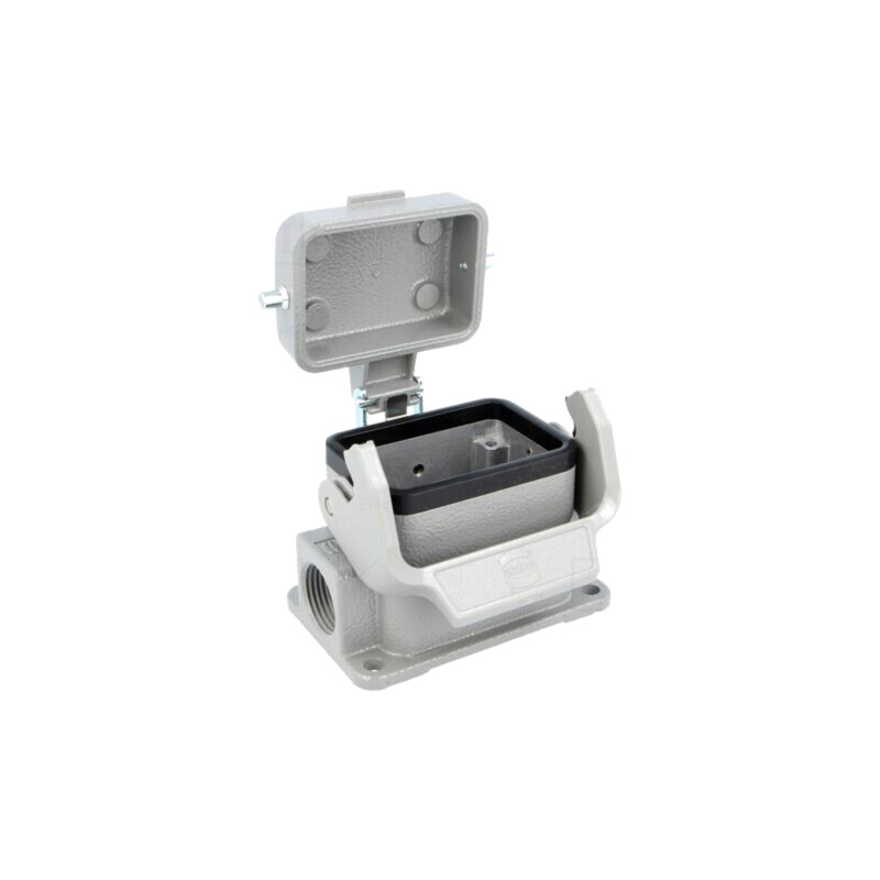 Enclosure for connectors: HDC; size 6B; Han® B; IP65; with latch Enclosure for connectors: HDC; size 6B; Han® B; IP65; with latch