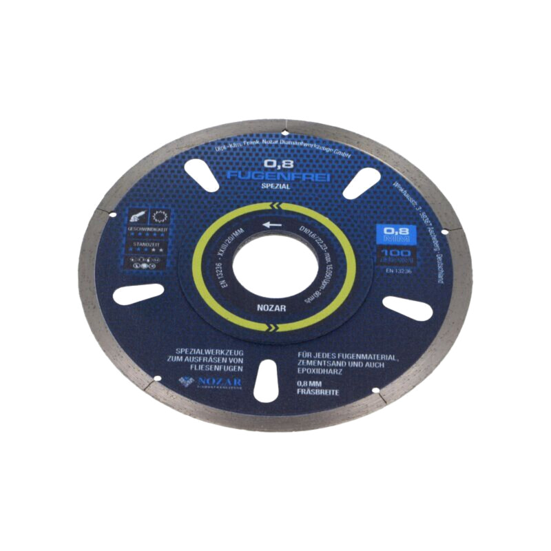 Disc de tăiere diamantat; Ø: 100mm; Øorif: 22,23mm; Gr.disc: 0,8mm