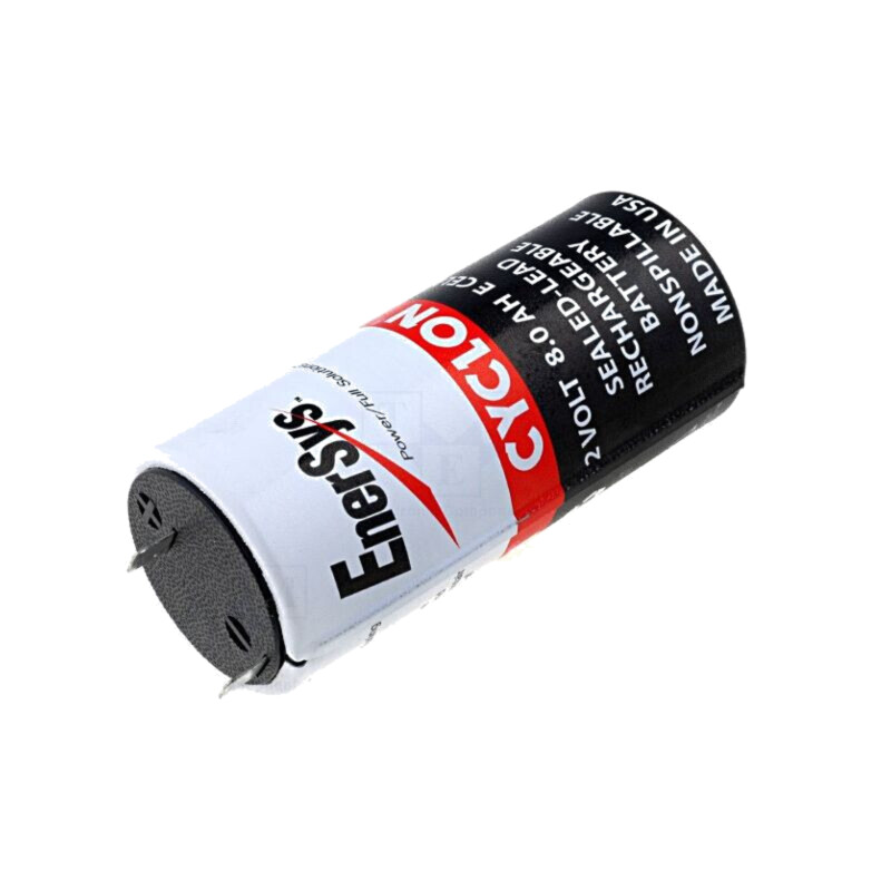 Acumul: plumb-acid; 2V; 8Ah; Dimensiune: E; AGM; Ø44x100mm; -85÷85°C Acumul: plumb-acid; 2V; 8Ah; Dimensiune: E; AGM; Ø44x100mm; -85÷85°C