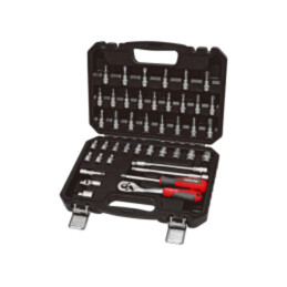 Set chei; 6-puncte,tubulară; oţel crom-vanadium; Fixare: 1/4"