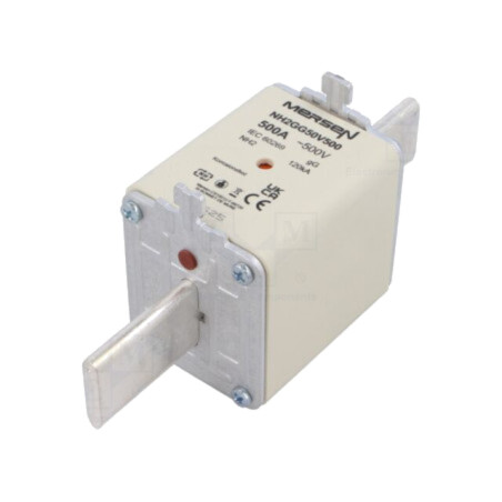 Siguranţă: siguranţă; 500A; 500VAC; 250VDC; gG; NH2