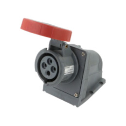 Conector: alimentare AC trifazate; soclu; mamă; 16A; 415VAC; 415V