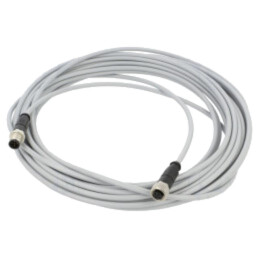 Cablu: pentru senzori/automatizări; PIN: 5; mufă; PVC; 12m