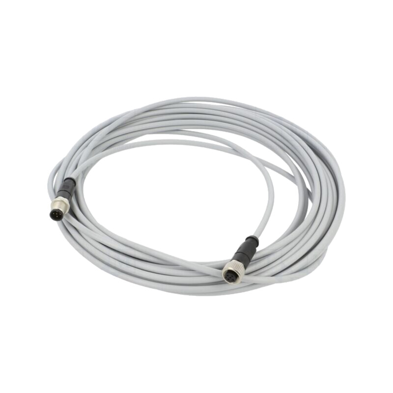 Cablu: pentru senzori/automatizări; PIN: 5; mufă; PVC; 12m Cablu: pentru senzori/automatizări; PIN: 5; mufă; PVC; 12m