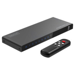 Switch; HDCP 2.2,HDMI 2.0; neagră; Ieşire: HDMI soclu