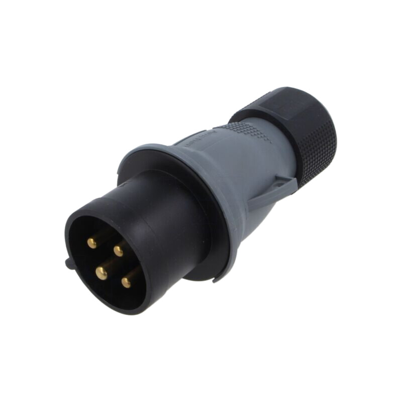 Conector: alimentare AC trifazate; IP&S; 32A; 500VAC; mufă; tată