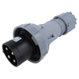 Conector: alimentare AC trifazate; mufă; tată; 63A; 500VAC; IP67