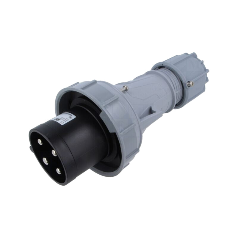 Conector: alimentare AC trifazate; mufă; tată; 63A; 500VAC; IP67 Conector: alimentare AC trifazate; mufă; tată; 63A; 500VAC; IP67