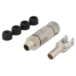 Conector: M12; mufă; PIN: 4; tată; preLink; cod D-Ethernet
