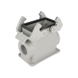 Enclosure for connectors: HDC; size 10B; Han® B; IP65; high; M25