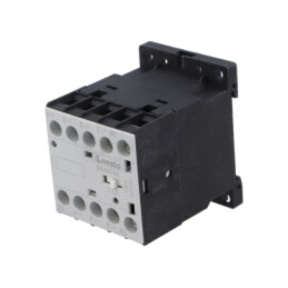 Contactor: 4-polar; NO x4; 230VAC; 9A; pe panou,pentru şină DIN