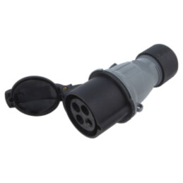 Conector: alimentare AC trifazate; IP&S; 32A; 500VAC; mufă; mamă
