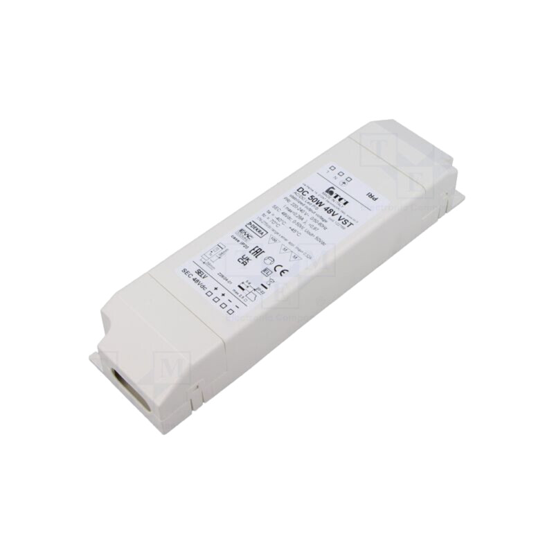 Alimentator: pulsatoriu; LED; 48VDC; 1A; 220÷240VAC; IP20; -40÷45°C Alimentator: pulsatoriu; LED; 48VDC; 1A; 220÷240VAC; IP20; -40÷45°C