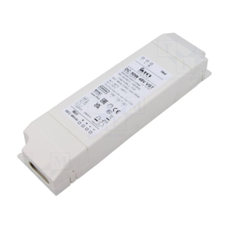 Alimentator: pulsatoriu; LED; 48VDC; 1A; 220÷240VAC; IP20; -40÷45°C