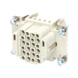 Conector: HDC; inserturi de contact; mamă; 10A; 250V; Han® HMC