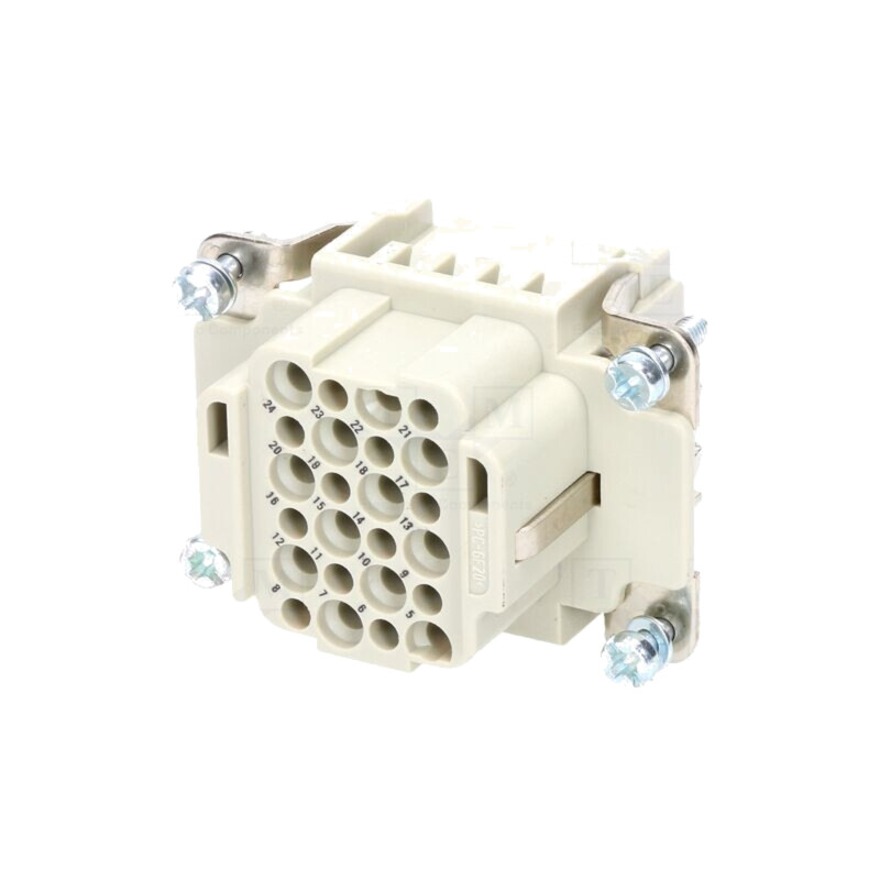 Conector: HDC; inserturi de contact; mamă; 10A; 250V; Han® HMC Conector: HDC; inserturi de contact; mamă; 10A; 250V; Han® HMC