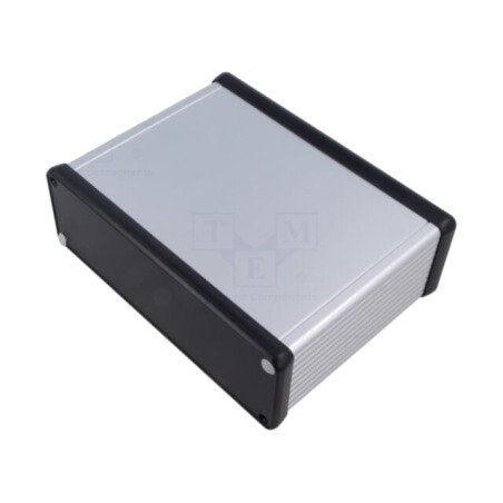 Carcasă: cu panou; 1455; X: 165mm; Y: 120mm; Z: 51,5mm; aluminiu; gri