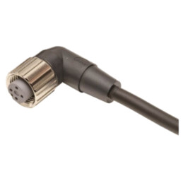 Cablu: pentru senzori/automatizări; M12; PIN: 4; în unghi; 15m; PVC
