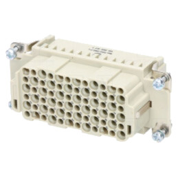Conector: HDC; inserturi de contact; mamă; 10A; 250V; Han® HMC
