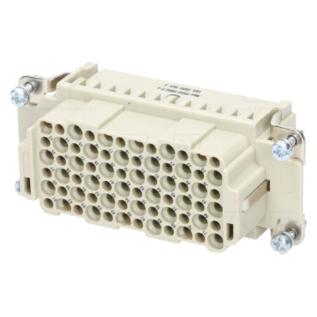 Conector: HDC; inserturi de contact; mamă; 10A; 250V; Han® HMC