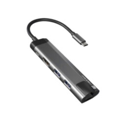 Hub USB; HDMI soclu,RJ45 soclu,USB A soclu x2,USB C soclu