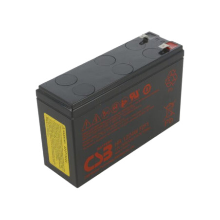 Acumul: plumb-acid; 12V; AGM; nu necesită întreţinere; 24W