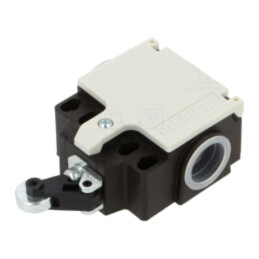Limitator cursă; rolă metalică Ø14mm; NC x2; 10A; M20; IP65
