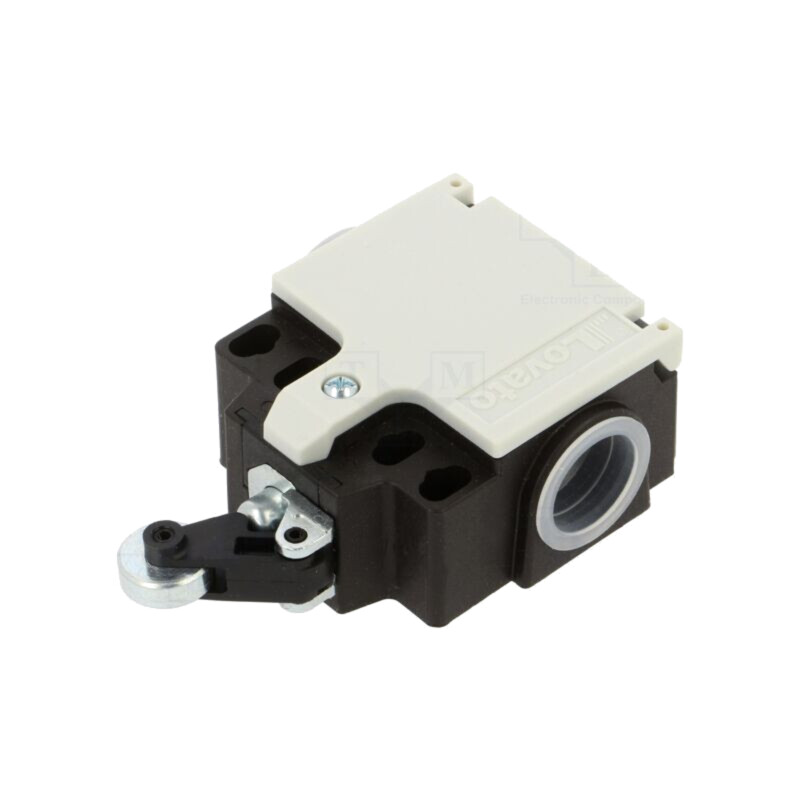 Limitator cursă; rolă metalică Ø14mm; NC x2; 10A; M20; IP65