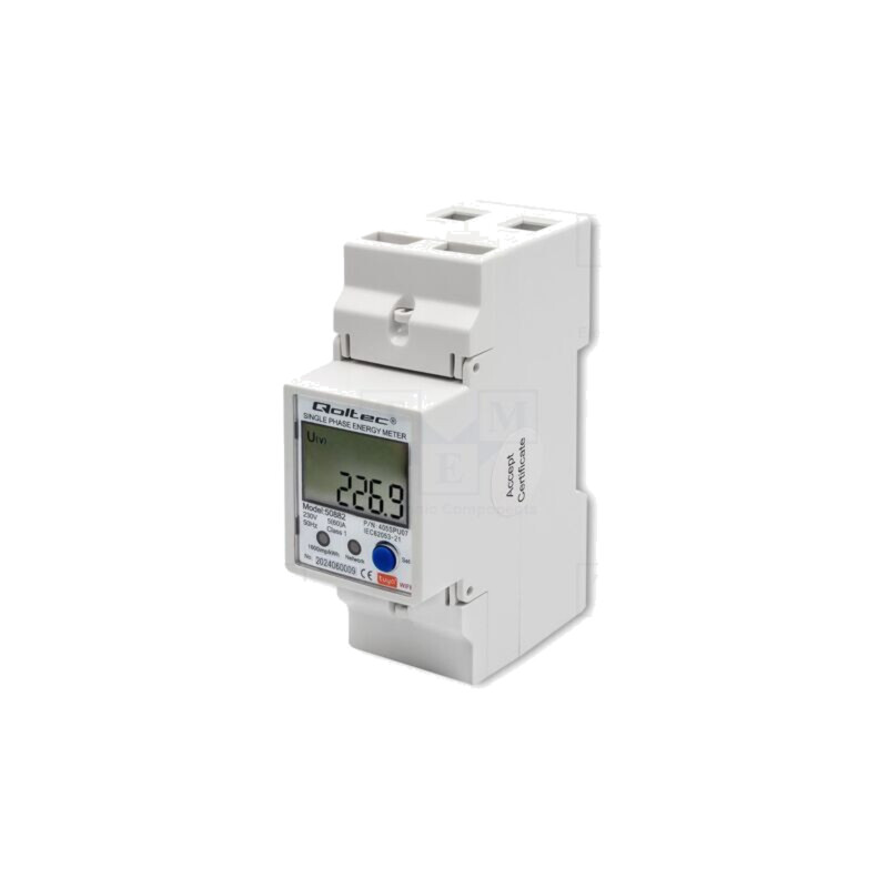 Contor; digital,pentru montare; pentru şină DIN; 1-fazată; LCD Contor; digital,pentru montare; pentru şină DIN; 1-fazată; LCD